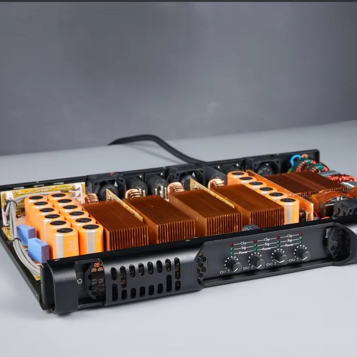 K-6K4 Amplificador 4 Channel Class D 600 Watt Power Amplifier 4 Channel Amp Car